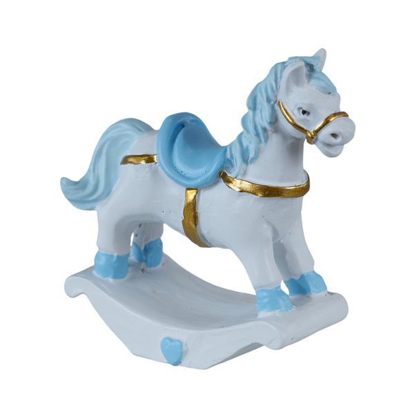 bomboniera cavalluccio a dondolo celeste per nascita 1,60 €