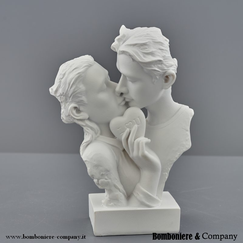 bomboniera matrimonio Pisa statua coppia cuore love piccola romantica eterna 8,10 €