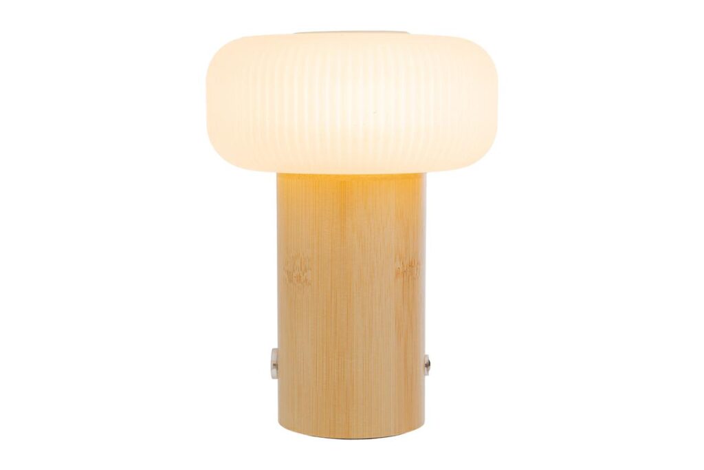 LAMPADA MOONLIGHT USB/TOUCH d.13,5xh.18CM C/SHOPPER Cod. 58270 da Bomboniere & Company S.r.l. Siracusa.