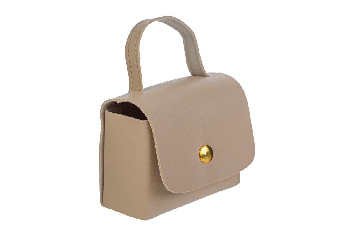 BORSETTA PELLE PANNA 8,5x4x6,5CM Cod. 58440 da Bomboniere & Company S.r.l. Siracusa.