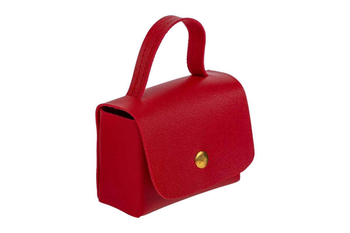 BORSETTA PELLE PANNA 8,5x4x6,5CM Cod. 58440 da Bomboniere & Company S.r.l. Siracusa.
