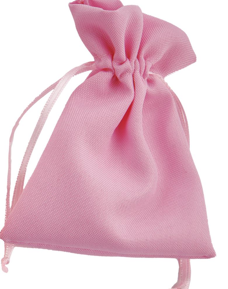 Sacchetto in cotone rosso 9x12 cm per bomboniere Natale, laurea e San Valentino ACL302/RS