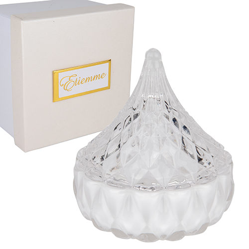 Scatola piramide Ginevra bianca elegante per bomboniere base 8x8 altezza 8 cm con box - Bomboniere & Company
