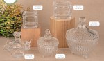 07A216 - 07A217 - 07A218 - 07A219 - 07A220 - Scatoline Crystall 07A216–07A220 per matrimoni, cm 5x5x5 (3,40 €), cm 7x7x5 (4,00 €), cm 9 h.8 (4,50 €), dm.7 h.9 (3,40 €), dm.11 h.13 (5,10 €), design lussuoso, da Bomboniere & Company S.r.l Siracusa.