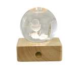 Lampada base quadrata calice cristallo bomboniera comunione cresima h8cm