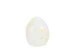 12023 UOVO CERAMICA LED PASQUA BIANCO 7x7xh.8CM 12023-17