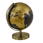 Bomboniera Mappamondo Blue e Gold – Globo Design 13,5cm per Eventi Mappamondo decorativo blu e oro su base cromata per bomboniera