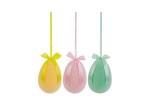 12228 APPENDINO UOVO PLASTICA FLOCCATO3COL.ASS.15x21CM 12228-10