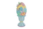12257 DECORAZIONE UOVO PASQUA RESINA 14,5x13xh.30CM 12257-32