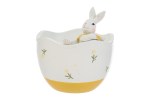 12266 VASETTO UOVO PASQUA RESINA 13x13xh.14CM 12266-3