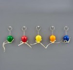 1240189 Bomboniera portachiavi palloncino h.4,5cm, 4 modelli assortiti - idea allegra e colorata per nascita, battesimo e eventi baby