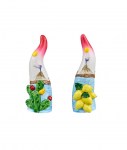Bomboniera Magnete Cornetto Vulcano Portafortuna – Ideale per 18esimi, Laurea, Matrimonio e Compleanni Coppia di magneti a forma di cornetto portafortuna decorati con l'immagine di un vulcano in eruzione, piante di fichi d'india e limoni, ideali come bomboniere economiche.