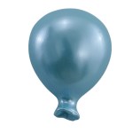 1240470 - Palloncino Pearl Celeste con Calamita in Resina Palloncino Pearl Celeste con calamita in resina per bomboniere nascita e battesimo bimbo