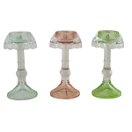 1266004 Bomboniera Round P/Candela 3 Colori Assortiti 8,5x8,5x17,3 cm in materiale di qualità per eventi, codice 1266004. Disponibile in tre colori assortiti.