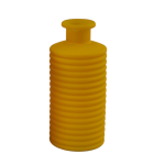 1352022 - 1352034 - 1352045 - 1352056 Bomboniera Matt Vaso Righe Giallo 9,5x9,5x21,3 cm in materiale di qualità per eventi, codice 1352022. Disponibile in giallo opaco.