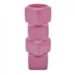1352091 - Rosa Vaso 4 Cubi – Mis. 10,2×10,2×25 cm – 2027 Rosa vaso 4 cubi