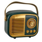 1394015/16/17/18/19 Radio Classic Bluetooth nei colori verde, panna, nera, rosa per bomboniere nascita, battesimo, compleanni, Natale e laurea