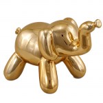 1451004 Bomboniera Salvadanaio Elefante Gr. Argento 19x11,5x14,3 cm, in ceramica con finitura argentata, con design a forma di elefante per eventi come matrimoni e battesimi, codice 1451003.
