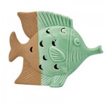 1510016 - Green Sand Pesce Pinne Rigate Piccolo LED – Misure 15,7×6×11,9 cm – 2027 Green Sand Pesce Pinne Rigate Piccolo LED