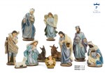 19521 SET PRESEPE 15.2 CM. 11 SOG. RESINA 19521