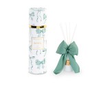 Diffusore Verde con Fiocco e Scatola – Bomboniera Matrimonio e Comunione Diffusore fiocco verde con scatola 80 ml altezza 10 cm per bomboniere matrimonio e compleanni