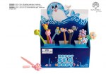 20884 - 20883 - Penna con Animaletto Marino Spiritoso 21 cm in Silicone (4 Assortiti) per Bomboniere Compleanno Bambini, Battesimo, Feste e Segnaposto Penna con animaletto marino spiritoso 21 cm in silicone 4 assortiti con box 20884 per bomboniere