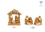 22182 - Gruppo Natività Marzapane Spirale – Resina Gruppo natività marzapane spirale 5,5 cm e 9 cm resina
