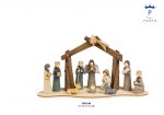 22188 - Set Presepe Stil. con Capanna – 7 cm 10 Soggetti Resina Set presepe stilizzato con capanna 7 cm 10 soggetti resina