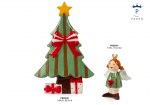 22242 - Albero di Natale con Fiocco e Doni – 34,6 cm Ceramica Albero di Natale con fiocco e doni 34,6 cm ceramica