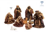 22278 - Set Presepe 24 cm – 9 Soggetti Resina Stoffa Set presepe 24 cm 9 soggetti resina stoffa