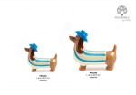22364 - Cane Bassotto Boy con Cappello – 9.4 cm / 13.4 cm – Ceramica Cane bassotto boy con cappello ceramica 9.4 cm 13.4 cm