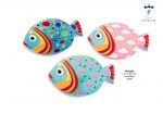 22380 - Sottopentola a Forma di Pesce – 21 cm – 3 Assortimenti – Porcellana – W.Box Sottopentola pesce porcellana 21 cm
