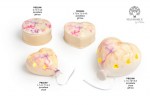 22385 - Scatole Cuore/Tonda – 7.8 cm / 7.4 cm – Porcellana – G.Box Scatole e palloncini cuore con fiocchi porcellana