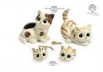 22393 - Testa di Gattino Spiritoso – 6 cm – 2 Assortimenti – Resina – AP Gattino spiritoso testa e salvadanaio resina
