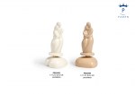 22462 - Innamorati Stilizzati su Base Girevole – 11.2 cm – Porcellana Bianca Innamorati Stilizzati su Base Girevole – 11.2 cm – Porcellana Beige Innamorati stilizzati base girevole porcellana bianca beige