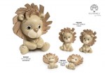 22555 - Linea Leoncino Spirale – 6.4 cm / 8.4 cm / 17 cm – Resina – Calamita / Decorazione / Salvadanaio – 2027 Leoncini spirale in resina e salvadanaio