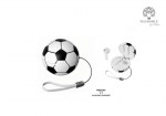 22581 - Auricolari Bluetooth – Pallone da Calcio – 5 cm – Plastica – C.Box – 2027 Auricolari Bluetooth con custodia pallone da calcio