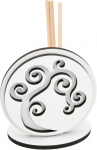 24149B-03 24149B-03 - PROFUMATORE IN LEGNO 8x8 cm CON BASE 7x3,5 cm ALBERO BIANCO