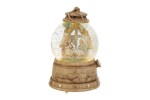 39053 - Carillon Sacra Famiglia Resina Led e Musiche Natalizie diam.11x16,5cm Carillon Sacra Famiglia in resina con luce LED e musiche natalizie, diametro 11x16,5 cm
