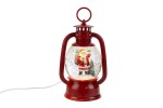 39056 - Lanterna Babbo Natale con Luci USB e Batteria – Decorazione Natalizia 10,5×17 cm Lanterna Babbo Natale con luci USB e batteria, dimensioni 10,5x17 cm, decorazione natalizia luminosa