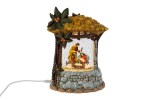 39060 - Presepe con Luci USB e Batteria – Natività Luminosa in Resina 14×8×20 cm Presepe in resina con luci USB e batteria, dimensioni 14x8x20 cm, natività natalizia luminosa