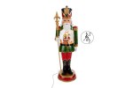 39064 - Schiaccianoci con Luci e Musica USB e Batteria – Decorazione Natalizia 15×13×50 cm Schiaccianoci natalizio con luci e musica USB e batteria, altezza 50 cm, decorazione natalizia grande luminosa