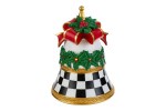 39073 - Campana di Natale Grande in Resina con LED – Decorazione Scenografica diam. 28×35 cm Campana di Natale grande in resina con luci LED, diametro 28 cm altezza 35 cm, decorazione natalizia scenografica luminosa