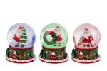 Ampolle Babbo Natale in resina LED assortite 7×7×8,5 cm