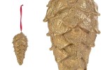 39089 - Appendino Pigna Oro in Resina 7×7×H16 cm Appendino pigna oro in resina 7×7×16 cm