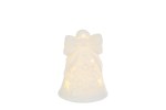 39093 - Appendino Campana Porcellana Bianca LED diam.8×H11 cm Appendino campana porcellana bianca LED 8×11 cm