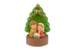 39157 - Albero Sacra Famiglia Bimbi in Resina 5,5×5,5×H9 cm Albero Sacra Famiglia Bimbi in resina 5,5×5,5×9 cm