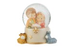 39158 - Sfera in Vetro con Sacra Famiglia Bimbi in Resina 9×6,5×H9 cm Sfera in vetro con Sacra Famiglia Bimbi in resina 9×6,5×9 cm
