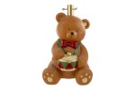 39178 - Base Albero Orsetto Fiocco 3,5 kg – 28×25×H40 cm (per alberi fino a 180 cm) Base albero Orsetto Fiocco 3,5 kg 28×25×40 cm