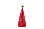 39220 - Albero Rosso LED Porcellana – 7,5×7,5×H18 cm Albero rosso LED porcellana 7,5×7,5×18 cm